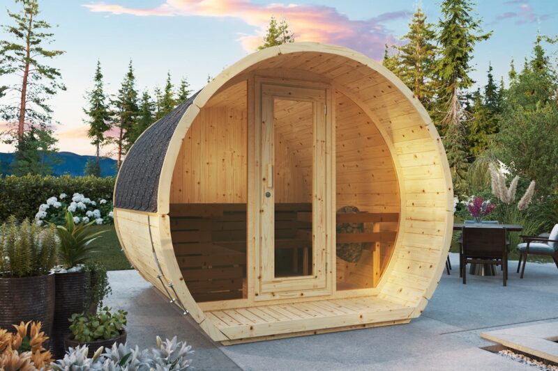 Bottom cut saunas