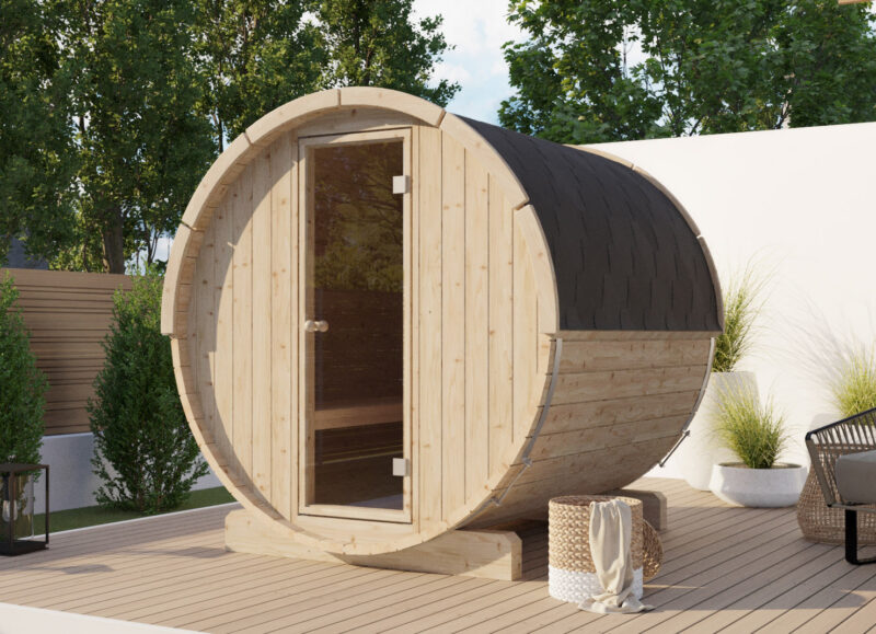 Barrel saunas