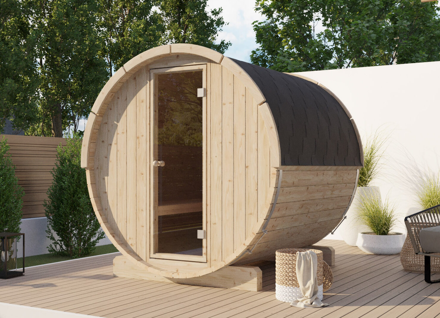 Outdoor Barrel Saunas